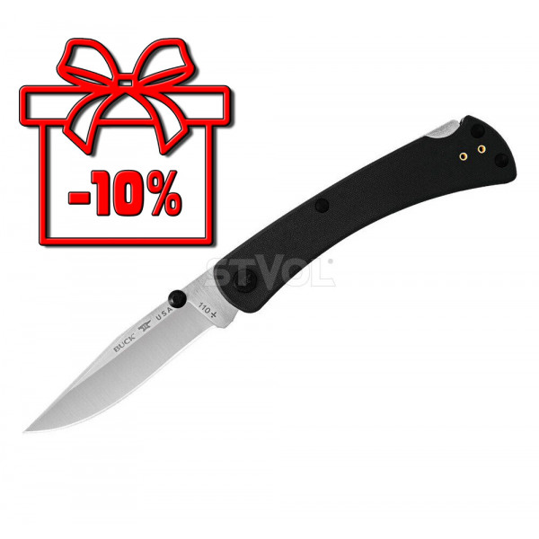 Ніж Buck 110 Slim Pro TRX, чорний (110BKS3)