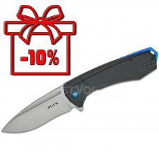 Ніж Buck Ruckus, чорно-синій (713BLS)