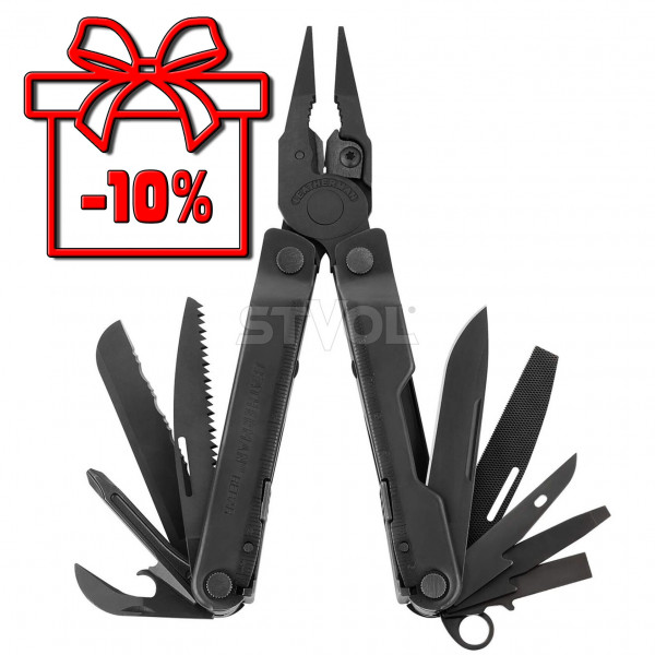 Мультиінструмент LEATHERMAN Rebar Black, чохол Molle, (831563)