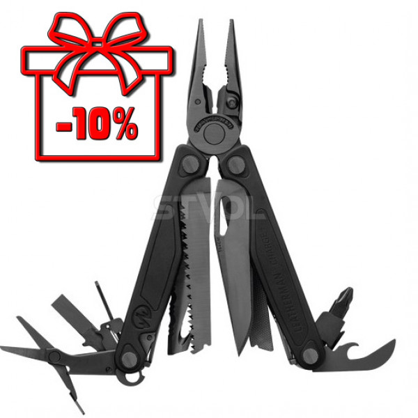 Мультитул LEATHERMAN CHARGE PLUS, синтетичний чохол, метричні біти (832601)