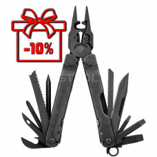 Мультиінструмент Leatherman Super Tool 300  EOD Black, чохол MOLLE (коричневий) (831368)