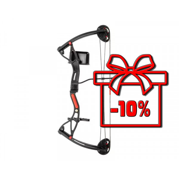 Лук блоковий Ek Archery BUSTER SPLIT LIMBS 15-29 LBS чорний CO-034B
