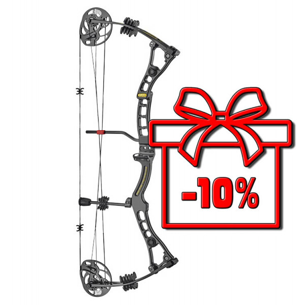Лук блочний Ek Archery Axis 30-70 LBS чорний (для шульги) C0-039LBP