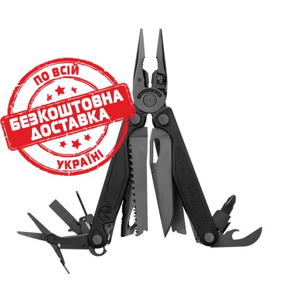 Мультитул LEATHERMAN CHARGE PLUS, синтетичний чохол, метричні біти (832601)