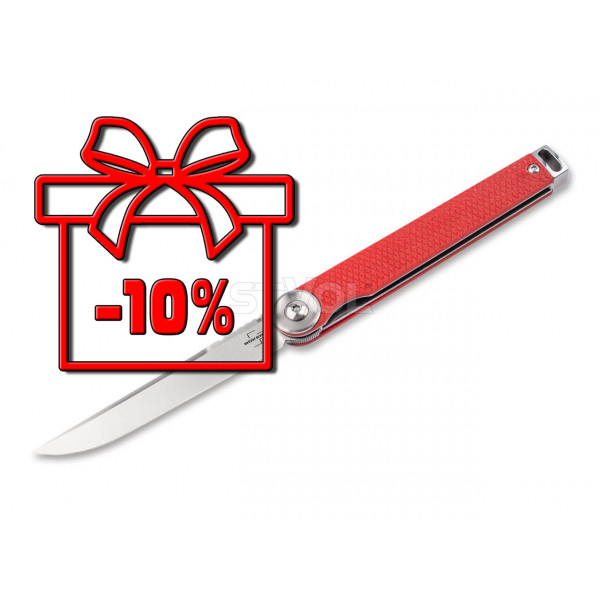 Ніж Boker Plus Kaizen Red Satin (01BO680SOI)