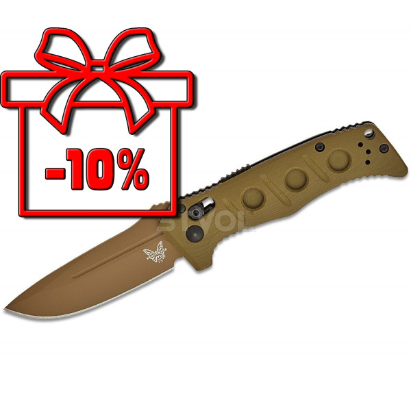 Ніж Benchmade Sibert Mini Auto Adamas, олива (2730FE-2)