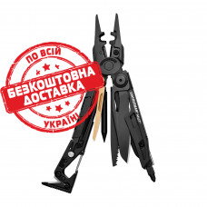 Мультиінструмент Leatherman MUT EOD Black, чохол нейлоновий Molle (олива),  sight adjuster (833119)