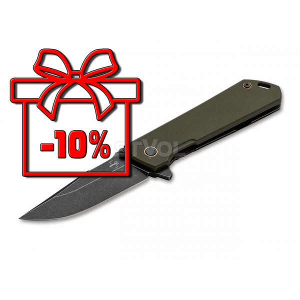 Ніж Boker Plus Kihon Assisted OD Green (01BO164)