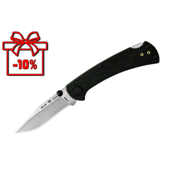 Ніж Buck 112 Slim Pro TRX, чорний (112BKS3)