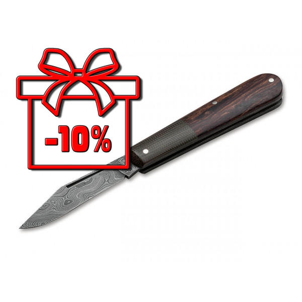 Ніж Boker "Barlow Integral Leopard-Damast" 100501DAM
