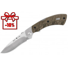 Ніж Buck Open Season® Folding Skinner, green micarta (557ODS)