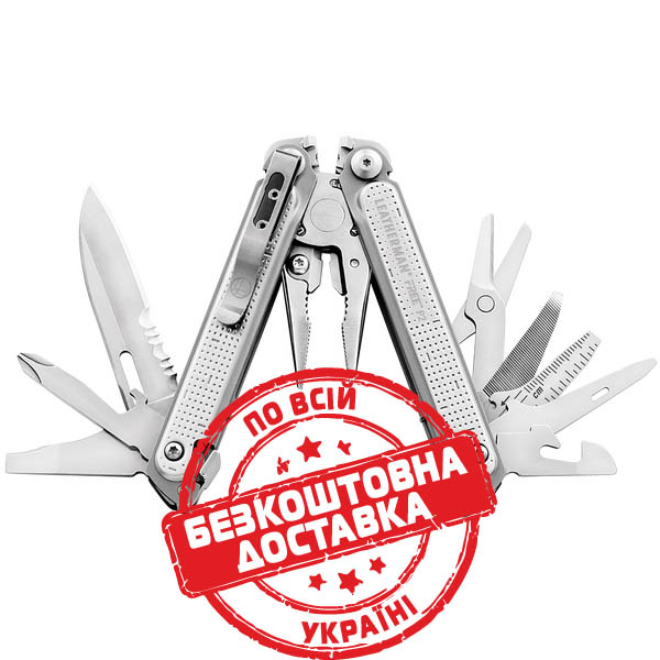ультиінструмент Leatherman Free P2, нейлоновий чохол (832638)