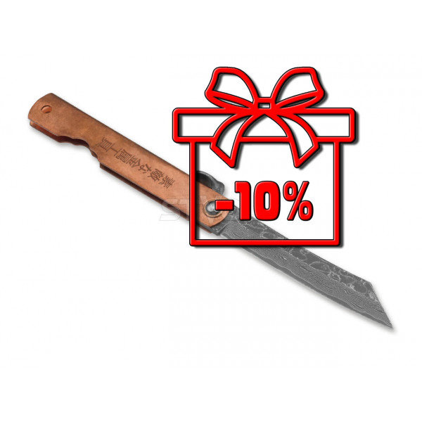 Ніж Higonokami Irogane Damascus (01PE315)