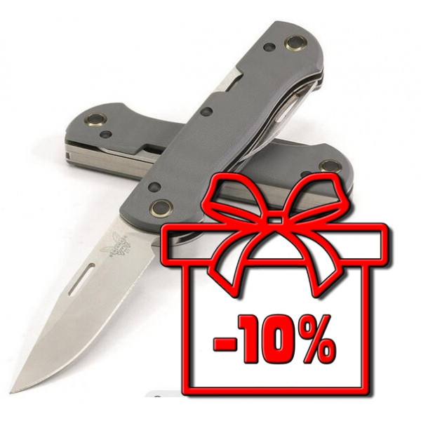 Ніж Benchmade "Weekender", 2 клинки, сірий 317