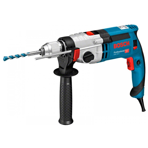 Дриль ударний Bosch Professional GSB 24-2 у L-Case з ШЗП 060119C801