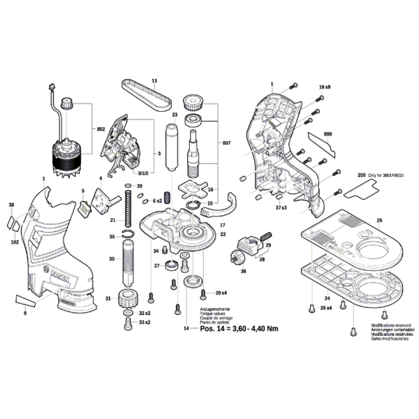 Фрезер акумуляторний Bosch Professional GKF 12V-8, без акб та з/п 06016B0002