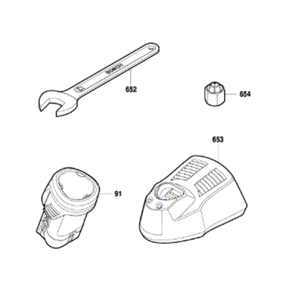 Фрезер акумуляторний Bosch Professional GKF 12V-8, без акб та з/п 06016B0002