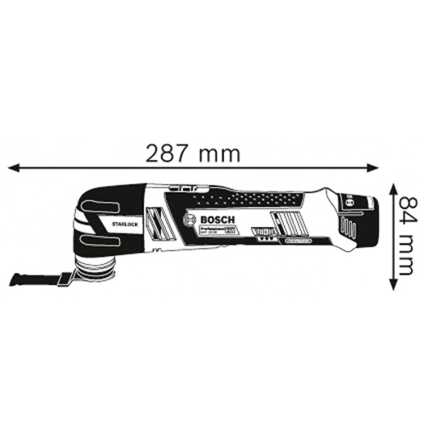 Багатофункціональний інструмент Bosch Professional GOP 12V-28 без акб та з/п 06018B5001