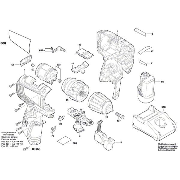 Безщітковий акумуляторний дриль-шурупокрут Bosch Professional GSR 12V-35 в L-Boxx 102 із 2 акб GBA 12V 3.0 Ah та з/п GAL 12V-40 06019H8002