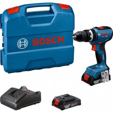 Акумуляторний ударний дриль-шурупокрут Bosch Professional GSB 18V-65 з 2 акб GBA 18V 2 Ah і з/п GAL 18V-20, в L-Case 06019N3100