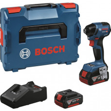 Акумуляторний ударний гайковерт Bosch Professional GDR 18V-220 C з 2 акб GBA 18V 5 Ah, з/п GAL 18V-40 і модулем GCY 42, в L-BOXX 136 06019L6003