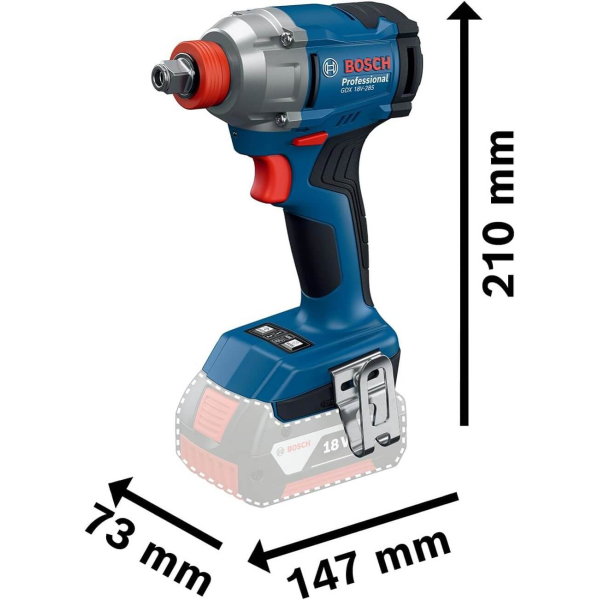 Акумуляторний ударний гайковерт BOSCH GDX 18V-285 (06019N2120) (СОЛО ВЕРСІЯ без аку та зп)