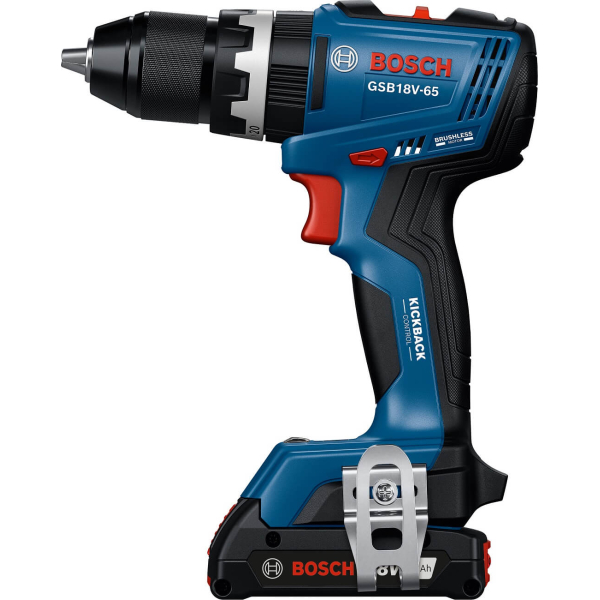 Акумуляторний ударний дриль-шурупокрут Bosch GSB 18V-65 (06019N3100) 2 Аку + ЗП