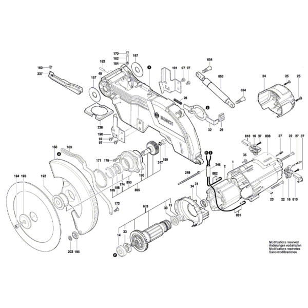Торцювальна пила Bosch Professional GCM 800 SJ