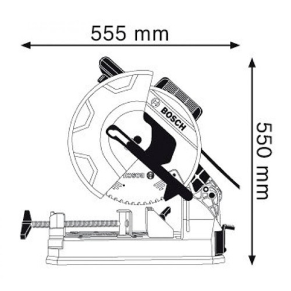 Пила по металу Bosch Professional GCD 12 JL 0601B28000