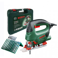 Лобзик Bosch PST 800 PEL Compact в чемодані з набором 10 пилок 06033A0101