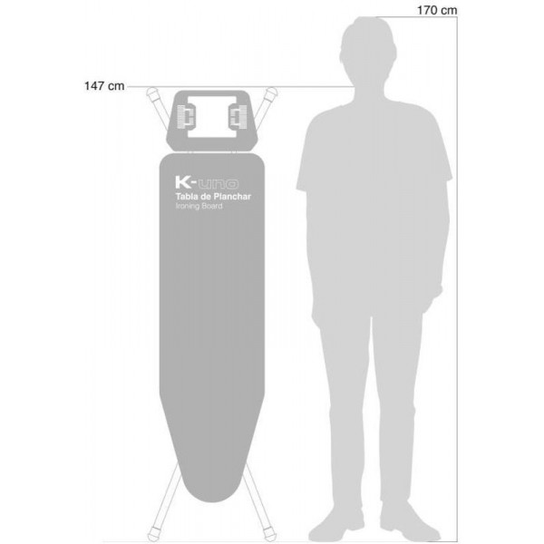 Дошка для прасування Rolser K-UNO Black Tube Blanco/Negro (K01016-2064) (931973) Дошка для прасування Rolser K-UNO Black Tube Blanco/Negro (K01016-2064) (931973)