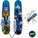 Швейцарський складаний ніж Victorinox CAMPER DESIGN Фантастична пташка 1.3613.3.R2100pk