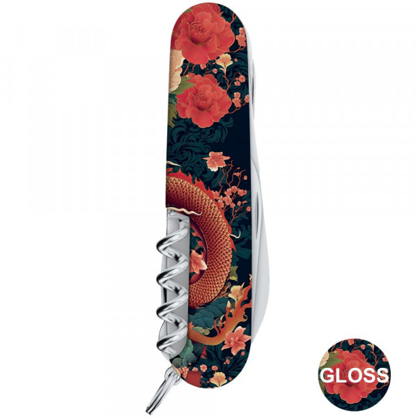 Складаний ніж Victorinox HUNTSMAN ZODIAC Китайський дракон 1.3713.Z3200p