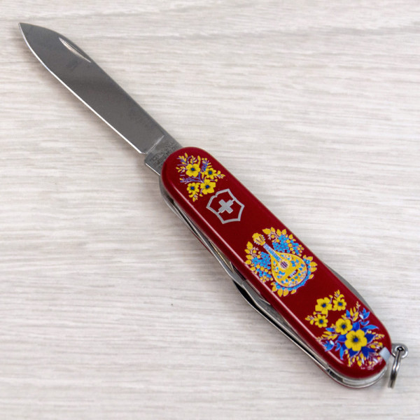 Складаний ніж Victorinox CAMPER UKRAINE Українські мотиви 1.3613.T1370u