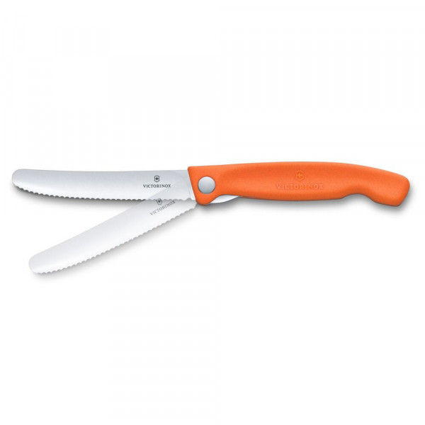 Складаний ніж для пікніка Victorinox Swiss Classic 11см хвил помар 6.7839.FC1
