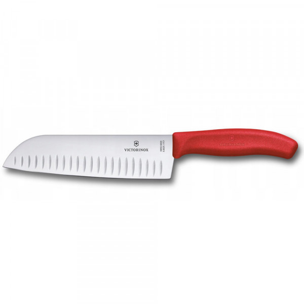 Ніж Сантоку Victorinox Swiss Classic 17см черв 6.8521.17C1B
