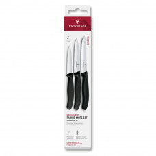 Набір ножів для чищення овочів Victorinox Swiss Classic 3 ножа чорн 6.7113.34