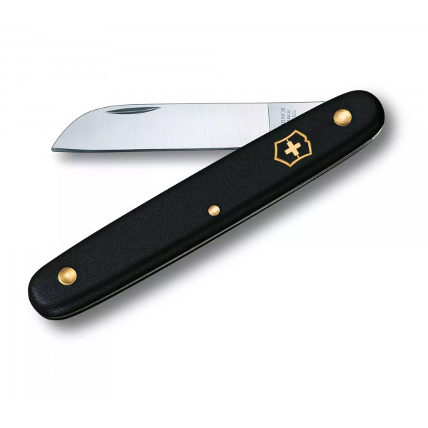 Ніж садовий 10 см Victorinox Floral 1 функція чорний (3.9050.3)