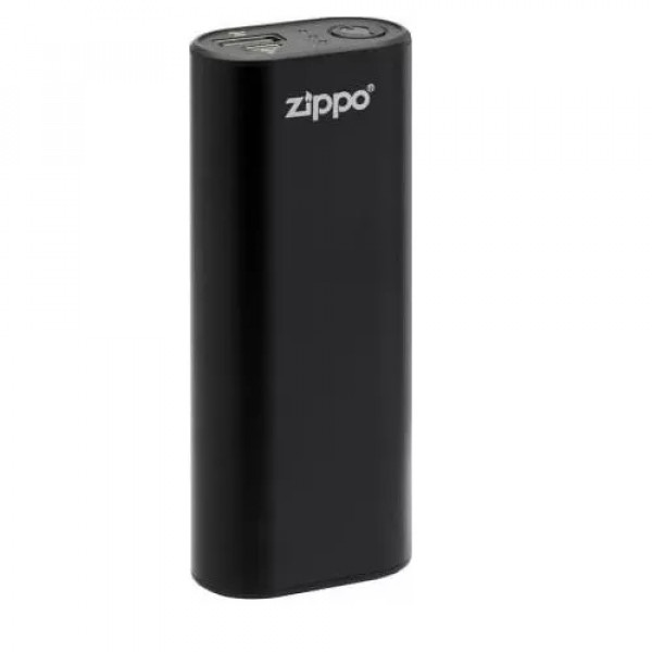 Грілка для рук USB до 6 годин+ Power Bank 4400 мАч ZIPPO Heatbank, індикатор заряду та нагріву,  чорна, картонна упаковка (2007389)