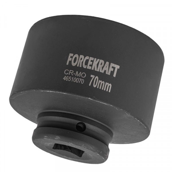 Головка ударна глибока 3/4" 6-гранна 70мм FORCEKRAFT FK-46510070