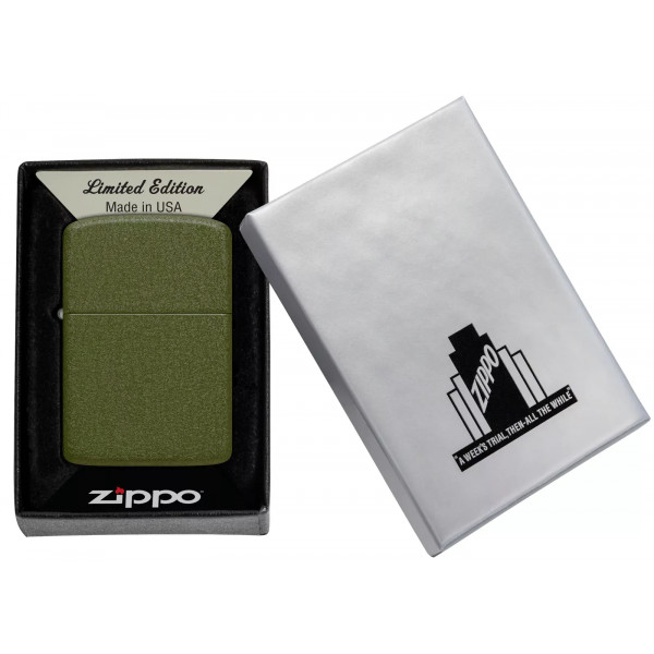 Запальничка лімітована Zippo FOUNDER’S DAY 2026 Limited-Edition 41 Replica Green Crackle Matte єфект кракелюр Хаки (47426) Запальничка лімітована Zippo FOUNDER’S DAY 2026 Limited-Edition 41 Replica Green Crackle Matte єфект кракелюр Хаки (47426)