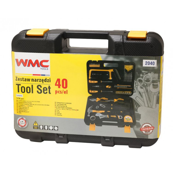 Набір інструментів 40пр. 1/4" (6гр.)(5-13мм) WMC TOOLS 2040
