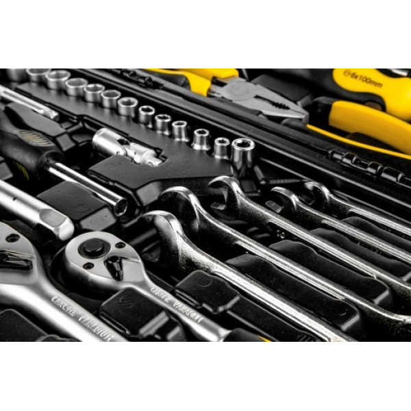 Набір інструментів 65 предметів 1/4'', 3/8'' (6гр.) (4-24мм) FORCEKRAFT FK-3651