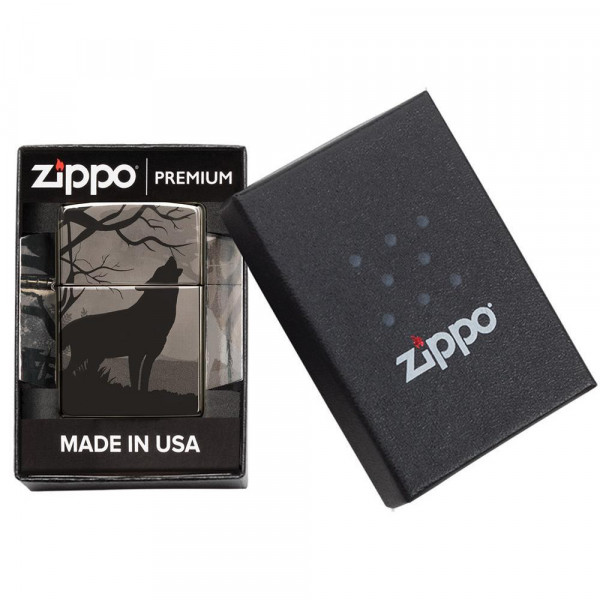 Запальничка Zippo (Зіппо) Wolves Design 49188 Запальничка Zippo (Зіппо) Wolves Design 49188