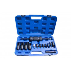 Знімач для дизельних форсунок 14 шт. (зворотний молоток), у кейсі