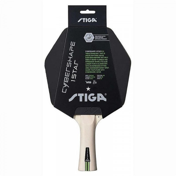 Ракетка для настільного тенісу Stiga Cybershape 1 Star FL (1211-0906-35) (931705)