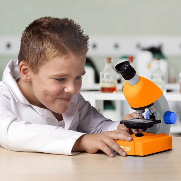 Мікроскоп Bresser Junior 40x-640x Orange (8851301) (926812) Мікроскоп Bresser Junior 40x-640x Orange (8851301) (926812)