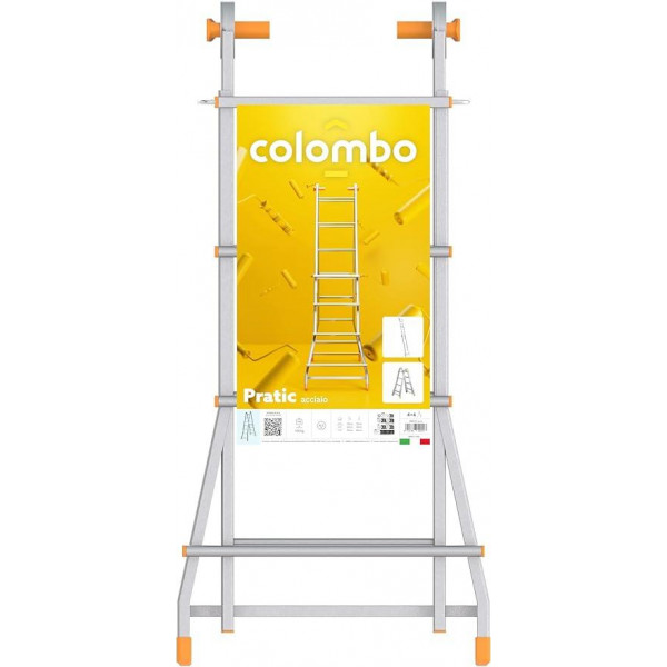 Драбина телескопічна Colombo Pratic 4+5 Steel (PRATIC4+5ACC) (931033)