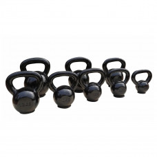 Гиря чавунна Toorx 12 кг з гумовою підставкою Black (KGV-12) (931120)