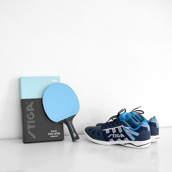 Ракетка для настільного тенісу Stiga Pro WRB Blue Edition 3 Star FL (1213-0006-01) (931185)